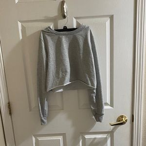 Long sleeve crop top